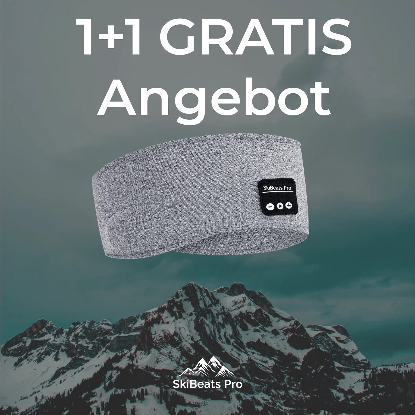 SkiBeats™ Pro - Bluetooth Stirnband - 1+1 Gratis Angebot