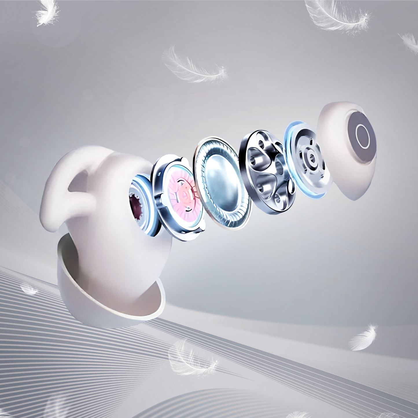 SnoozePods™ Pro – Druckfreie Mini-Earbuds