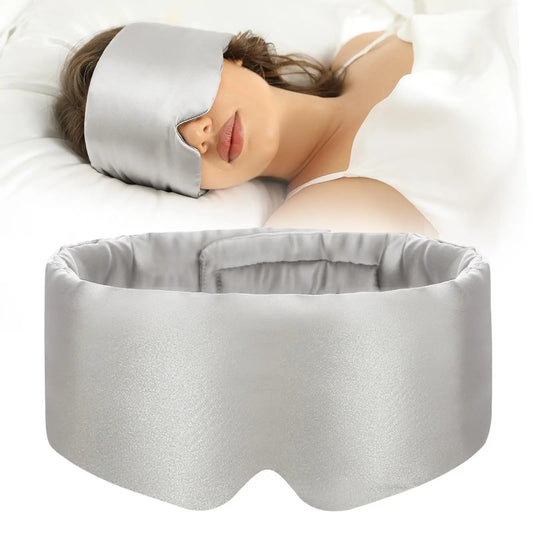 Kühlende Schlafmaske aus Maulbeerseide